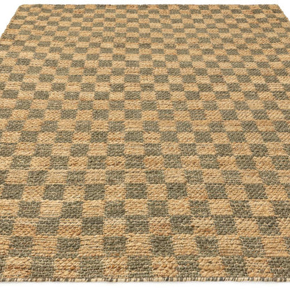Olive Green Naturi Rug - 120cm x 170cm