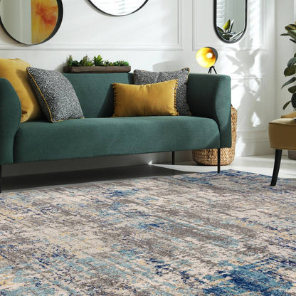 Illusion Blue NV40 Nova Rug - 200cm x 290cm