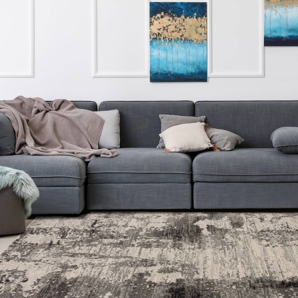 Mirage Charcoal NV37 Nova Rug - 200cm x 290cm