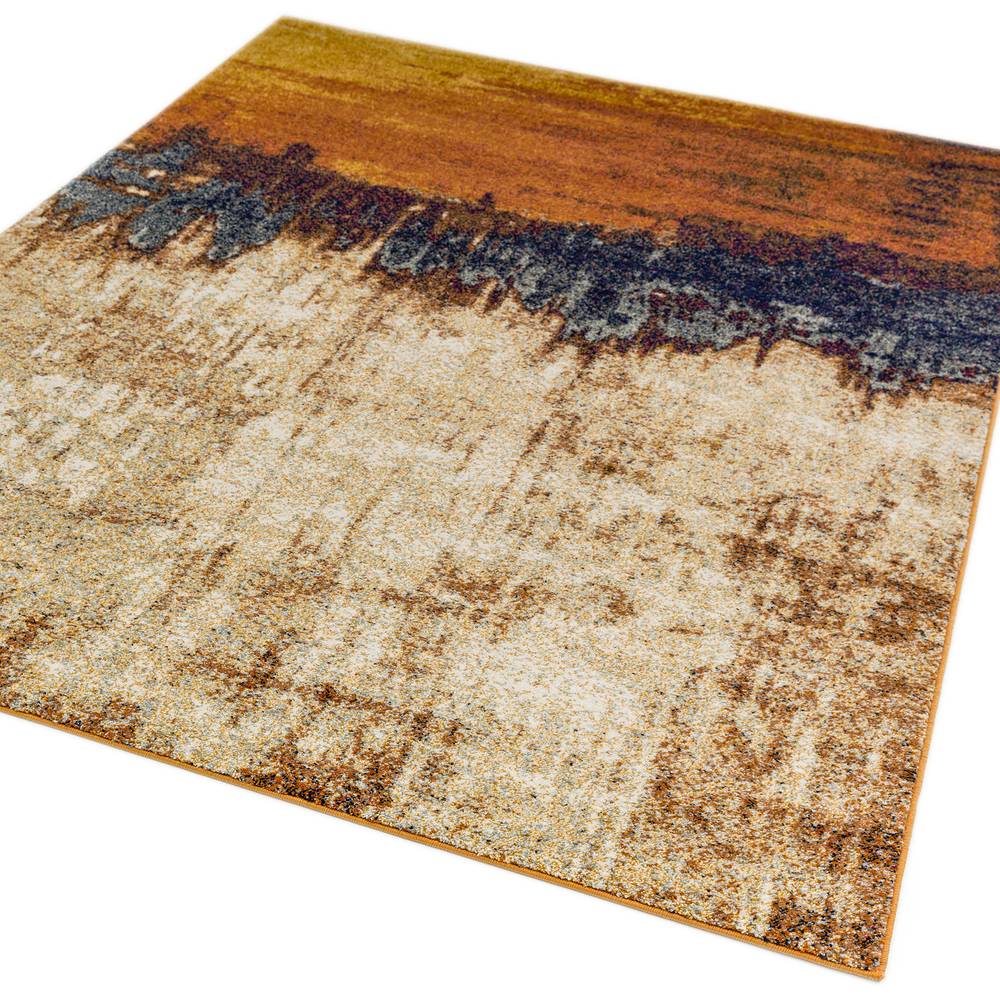 Distress Orange Rug NV04 Nova Rug - 200cm x 290cm