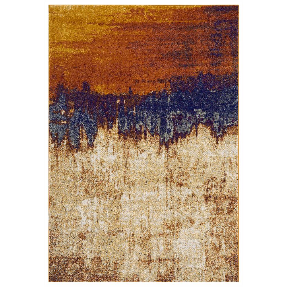 Distress Orange Rug NV04 Nova Rug - 200cm x 290cm