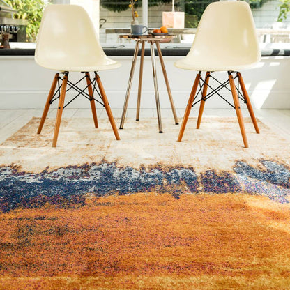 Distress Orange Rug NV04 Nova Rug - 200cm x 290cm