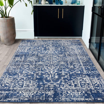 Antique Navy Rug NV11 Nova Rug - 240cm x 340cm