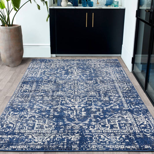 Antique Navy Rug NV11 Nova Rug - 240cm x 340cm