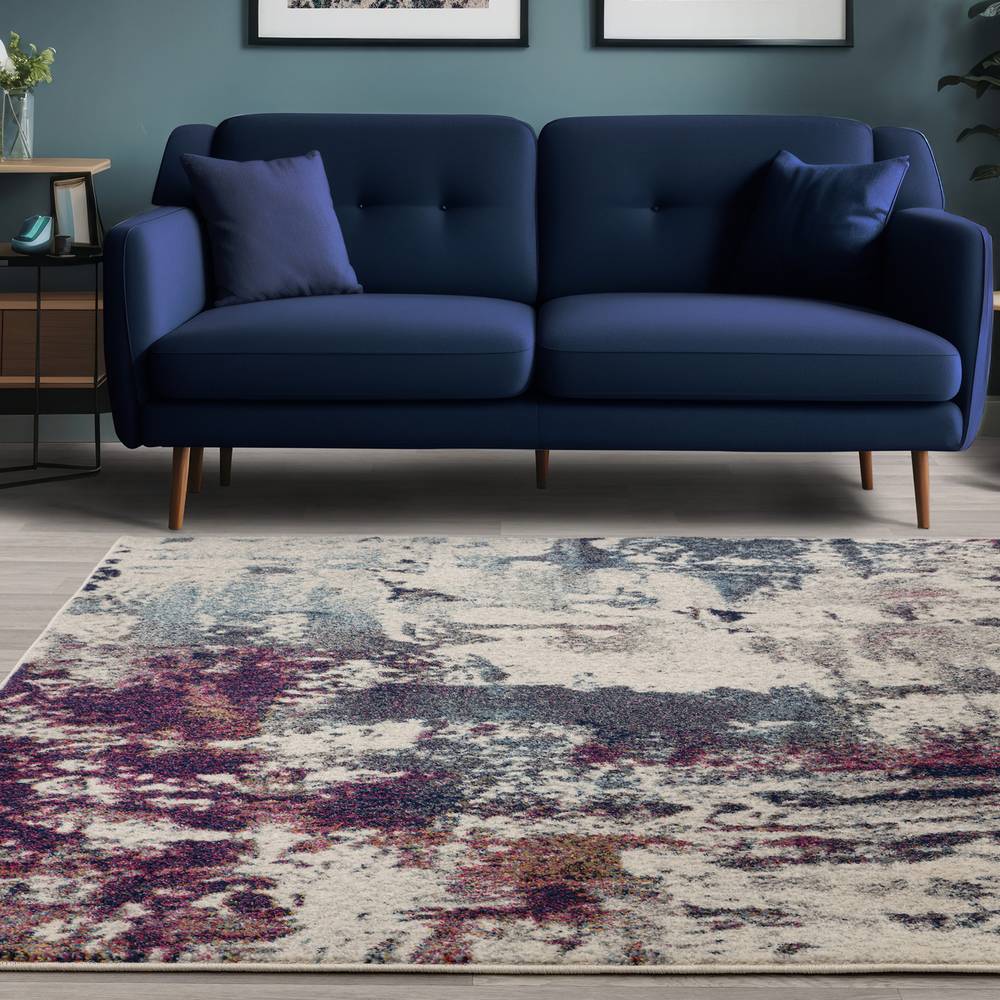 Navy Multi Rug NV23 Nova Rug - 200cm x 290cm