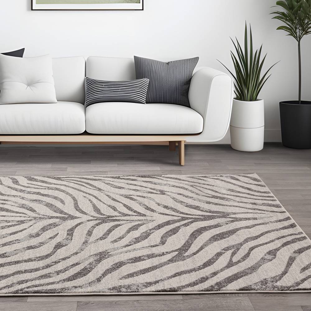 Zebra Grey Rug NV27 Nova Rug - 200cm x 290cm