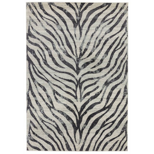 Zebra Grey Rug NV27 Nova Rug - 200cm x 290cm