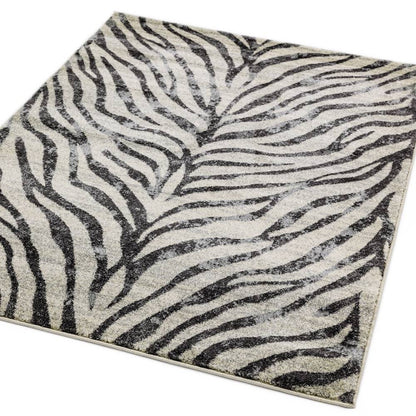 Zebra Grey Rug NV27 Nova Rug - 200cm x 290cm