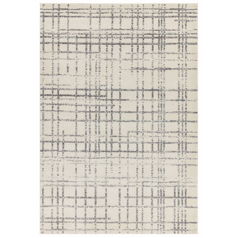Grid Grey Rug NV31 Nova Rug - 200cm x 290cm