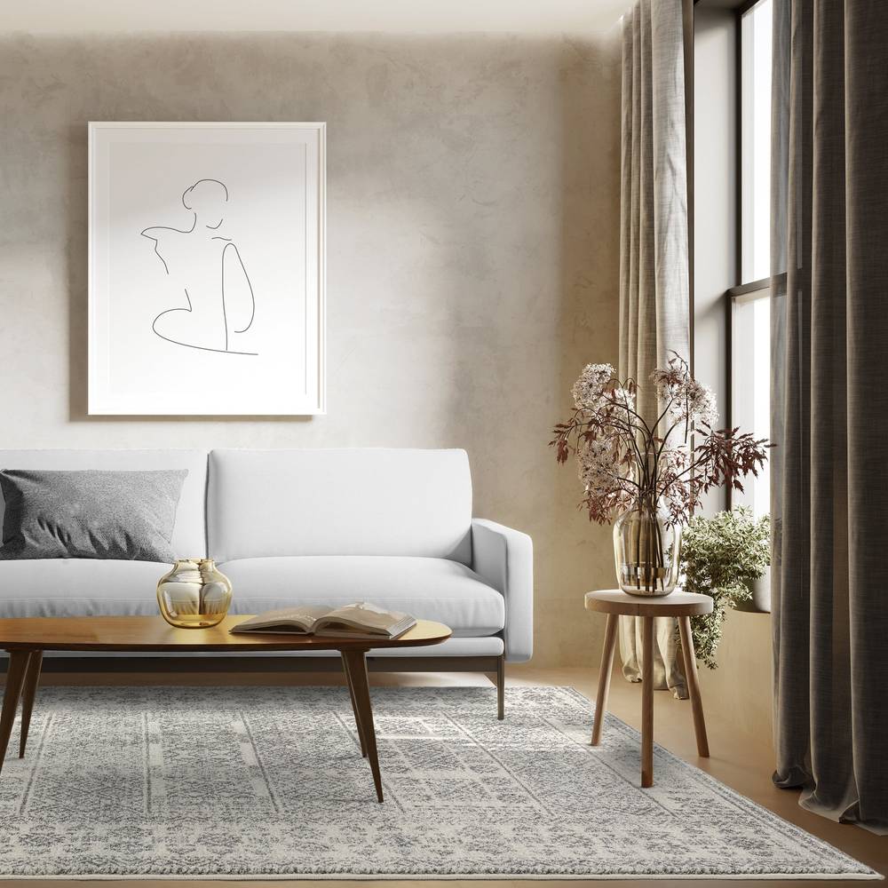 Tribal Grey Rug NV33 Nova Rug - 200cm x 290cm