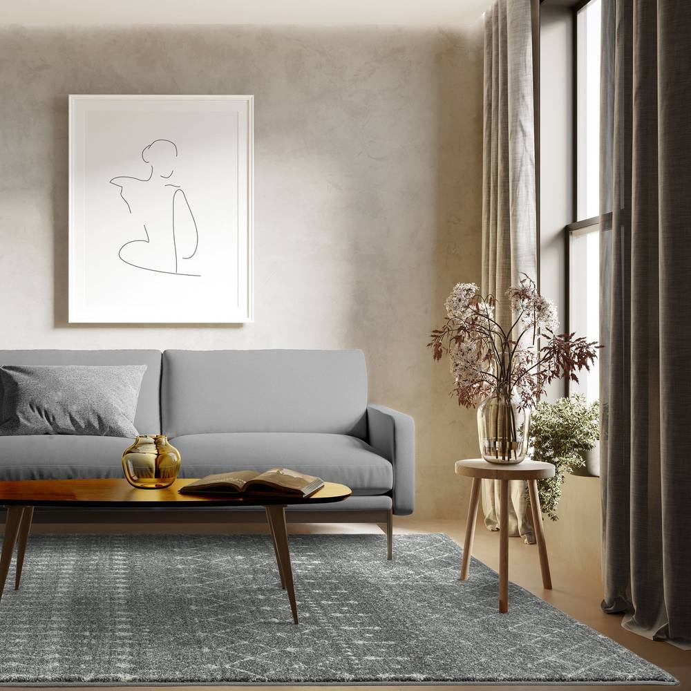Dark Grey Rug NV34 Nova Rug - 200cm x 290cm
