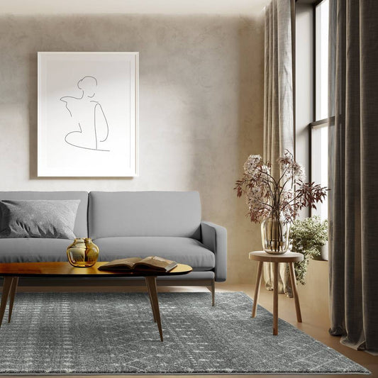 Dark Grey Rug NV34 Nova Rug - 200cm x 290cm