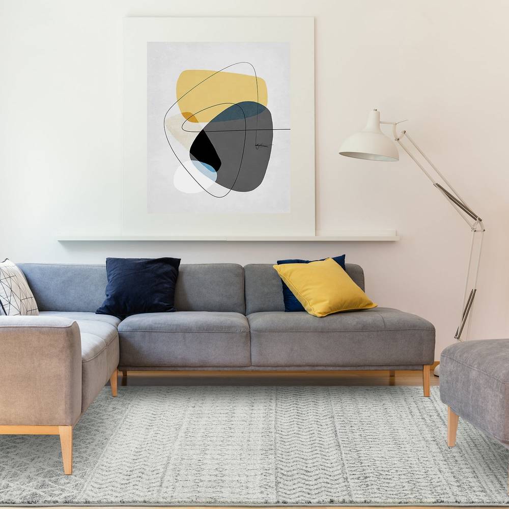 Aztec Grey Rug NV35 Nova Rug - 200cm x 290cm