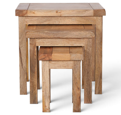 Olda Mango Wood Nest of Tables