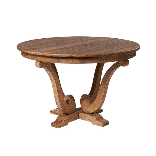 Oyster Elm 120cm Round Table - Pieces For Places