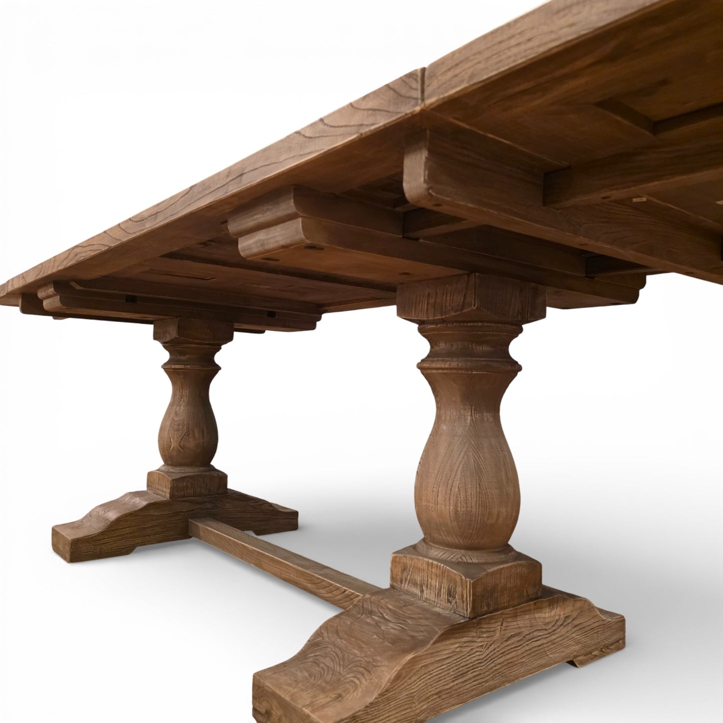 Oyster Elm Extending Dining Table - 3 sizes