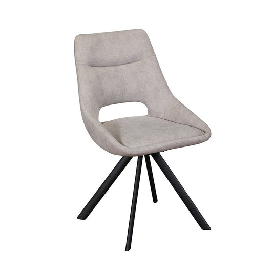 Paige Swivel Dining Chair Light Grey