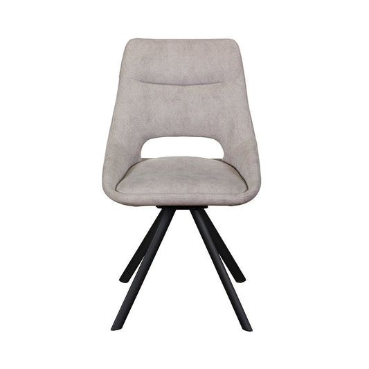 Paige Swivel Dining Chair Light Grey