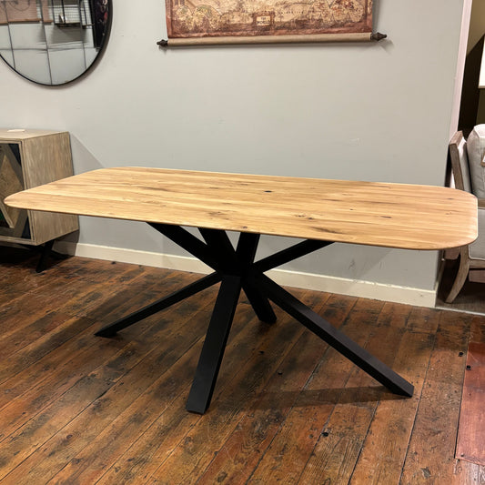 Pebble Oiled Oak Extending Dining Table - Pieces For Places