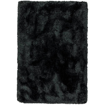 Black Plush Rug - 200cm x 300cm