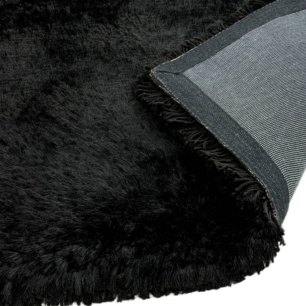 Black Plush Rug - 200cm x 300cm