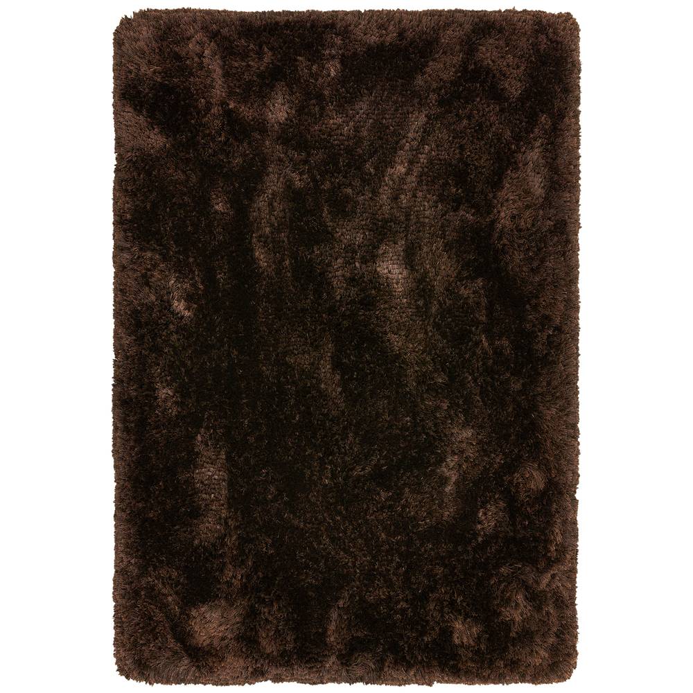 Dark Chocolate Plush Rug - 200cm x 300cm