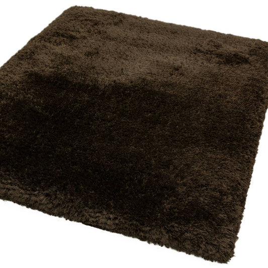 Dark Chocolate Plush Rug - 200cm x 300cm
