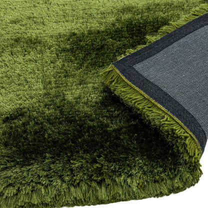 Green Plush Rug - 200cm x 300cm