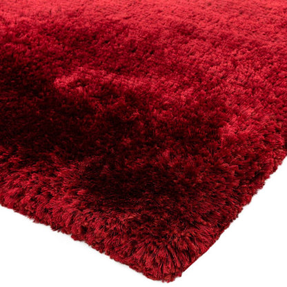Red Plush Rug - 200cm x 300cm