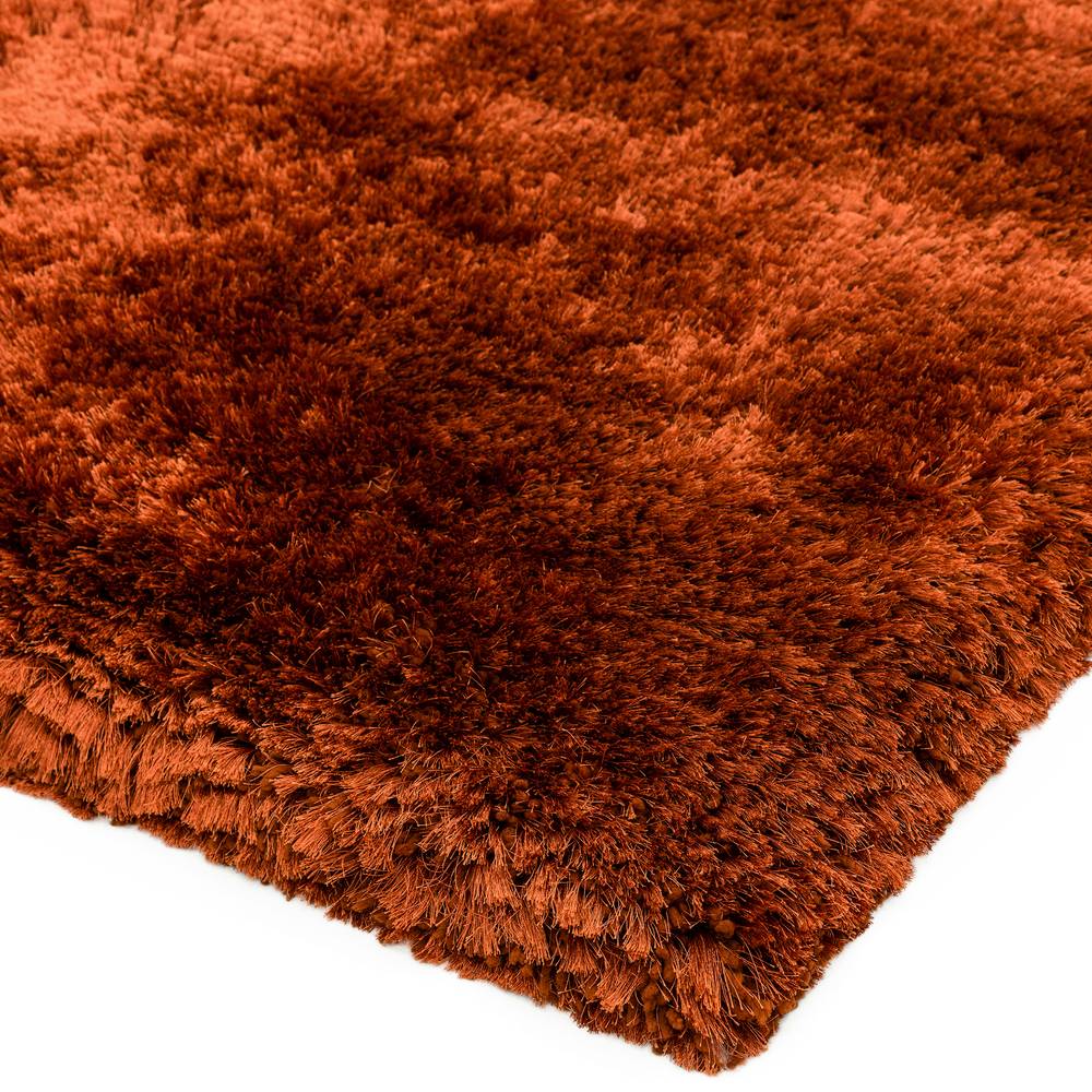 Rust Plush Rug - 200cm x 300cm