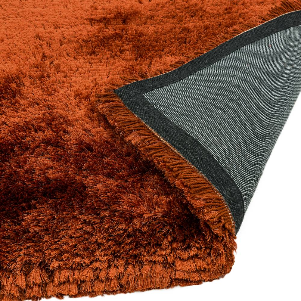 Rust Plush Rug - 200cm x 300cm