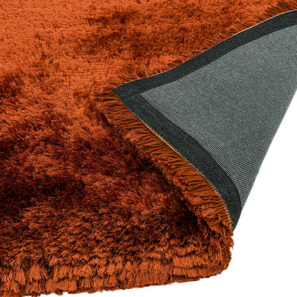 Rust Plush Rug - 200cm x 300cm
