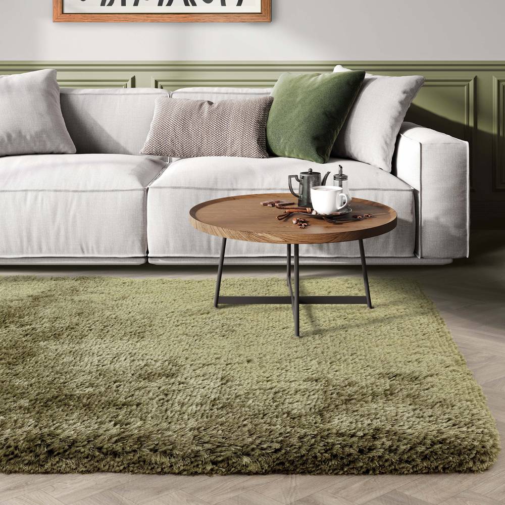 Sage Plush Rug - 200cm x 300cm