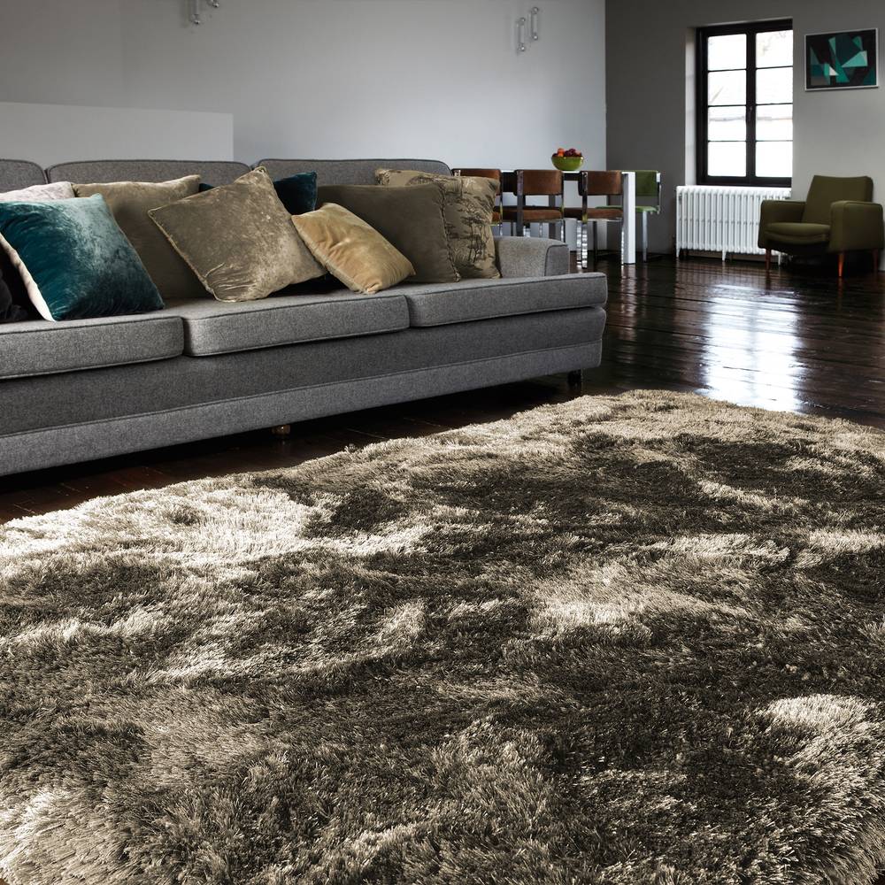 Taupe Plush Rug - 200cm x 300cm