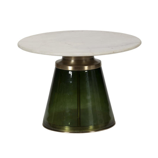 Pose Marble & Glass Coffee Table