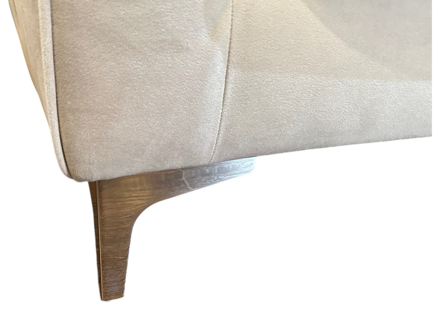 Prato Medium Sofa Grey Velvet - Ex Display