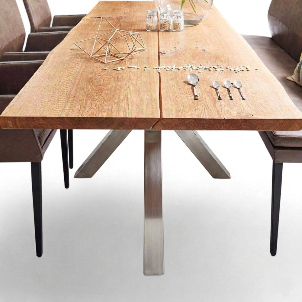 Nature Art Solid Oak Dining Table