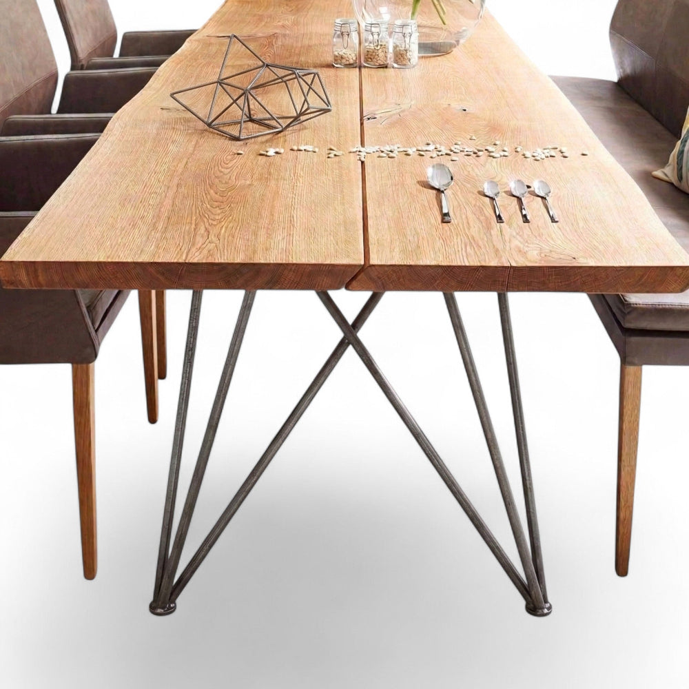 Nature Art Solid Oak Dining Table
