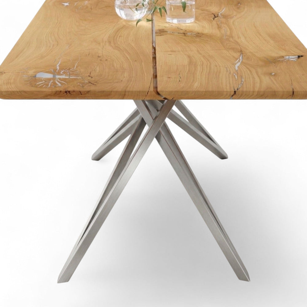 Nature Art Solid Oak Dining Table