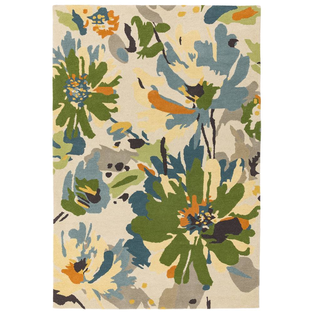 RF11 Floral Green Multi Reef Rug - 200cm x 290cm