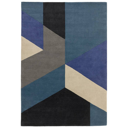RF13 Big Geo Blue Reef Rug - 200cm x 290cm