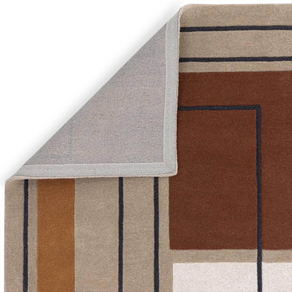 RF20 Outline Terracotta Reef Rug - 200cm x 290cm