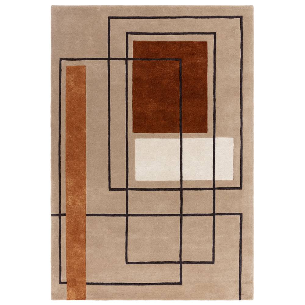 RF20 Outline Terracotta Reef Rug - 200cm x 290cm
