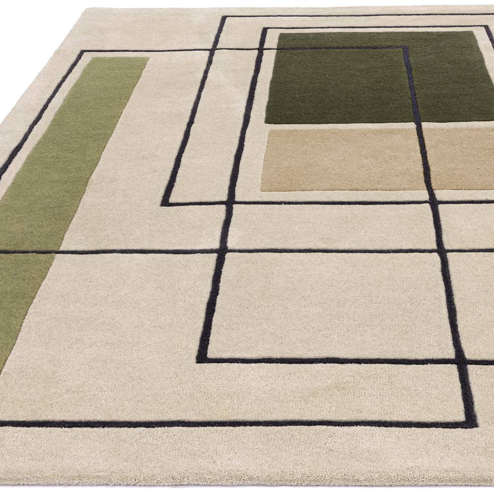 RF21 Outline Khaki Reef Rug - 200cm x 290cm
