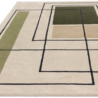 RF21 Outline Khaki Reef Rug - 200cm x 290cm