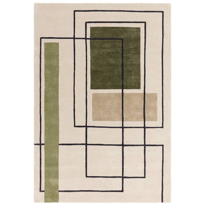 RF21 Outline Khaki Reef Rug - 200cm x 290cm