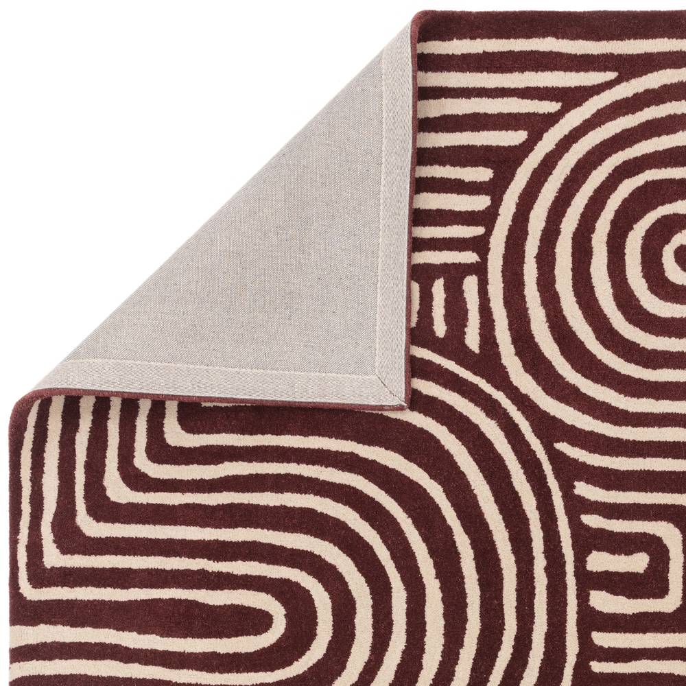 RF29 Curve Plum Reef Rug - 200cm x 290cm