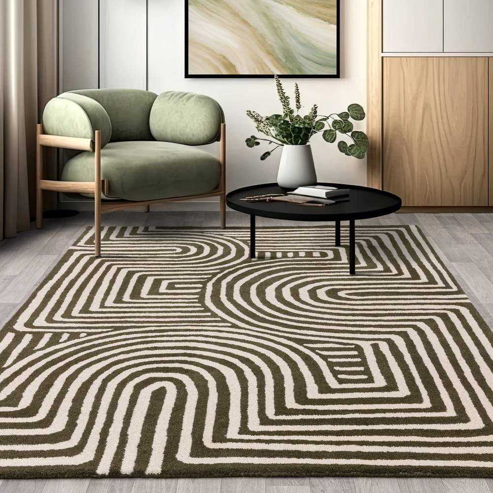 RF30 Curve Forest Reef Rug - 200cm x 290cm