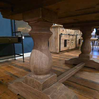 Oyster Elm Extending Dining Table - 3 sizes