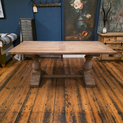 Oyster Elm Extending Dining Table - 3 sizes
